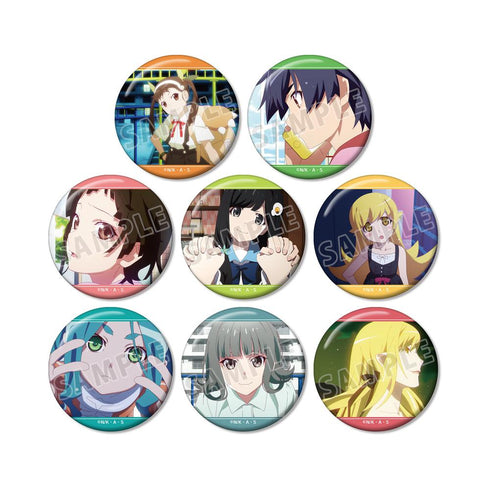 『〈物語〉シリーズ オフ&モンスターシーズン』トレーディング場面写缶バッジ(単位/BOX)